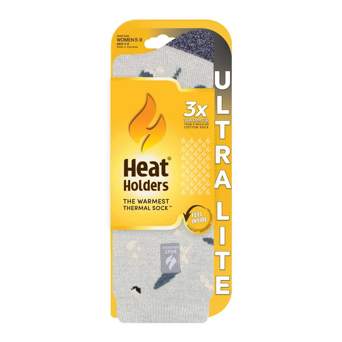 Womens Heat Holders® Eloise Ultra Lite™ Floral Crew Socks