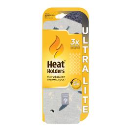 Womens Heat Holders® Eloise Ultra Lite™ Floral Crew Socks