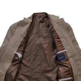 Mens Tommy Hilfiger Suit Separate Glenn Plaid Jacket - Tan