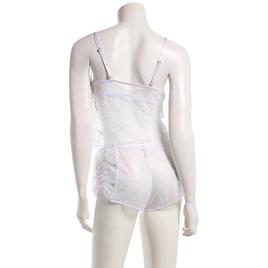 Womens Spree Intimates Ruched Mesh Cami & Shorts - CA2033
