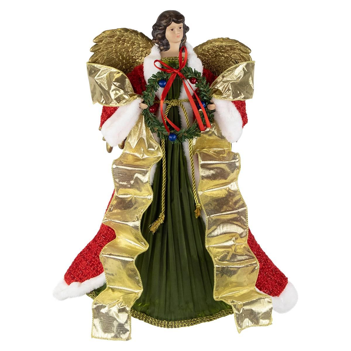 Northlight Seasonal 18in. Angel w/Wreath Christmas Tree Topper