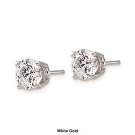 Pure Fire 14kt. Gold 2ctw. 4-Prong Lab Grown Diamond Earrings