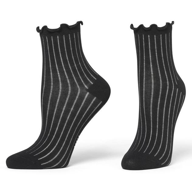 Womens HUE® Sheer Rib Anklet Socks