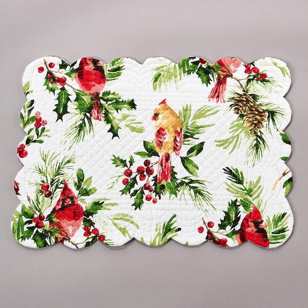 Ruby Cardinal Reversible Placemat