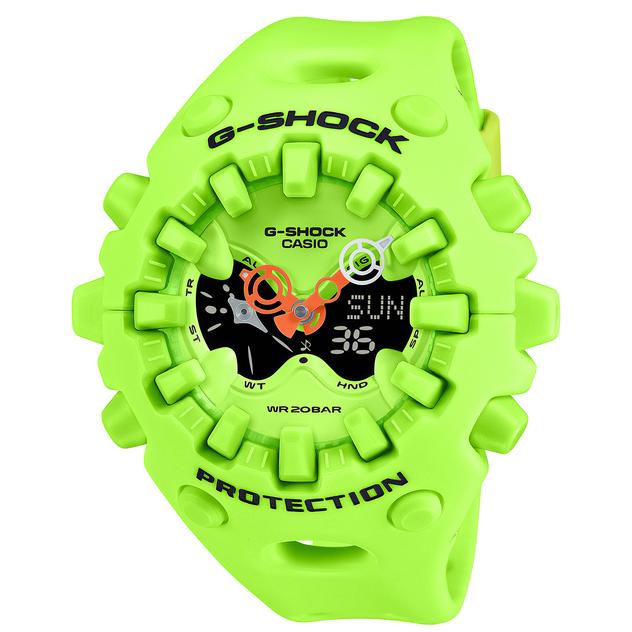 Mens G-Shock Green XL Analog Digital Watch - GAV01-9A