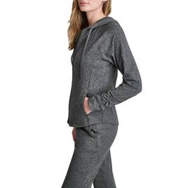 Womens DKNY Sport Space Dye Full Zip Hoodie with Pockets