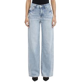 Juniors YMI Bella High Rise Wide Leg Jeans with Seam Detail