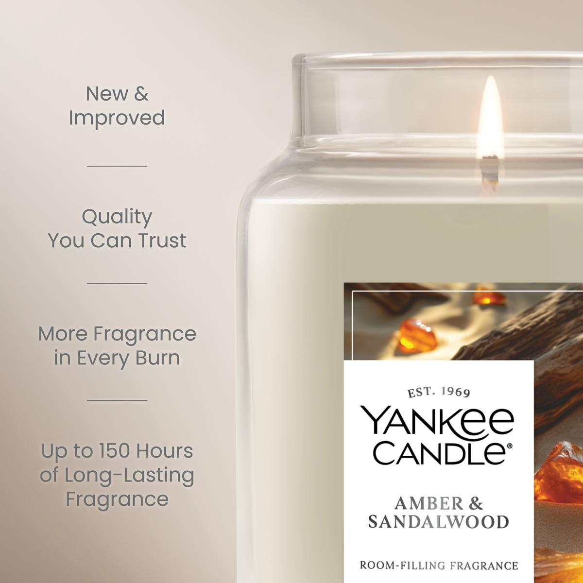 Yankee Candle® 22oz. Amber & Sandalwood Jar Candle