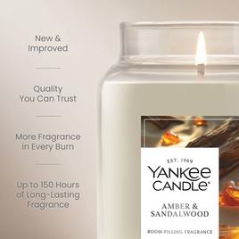 Yankee Candle® 22oz. Amber & Sandalwood Jar Candle