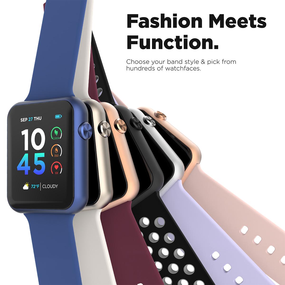 Adult Unisex iTouch Air 4 Titanium Smart Watch - TA4M01-TM1