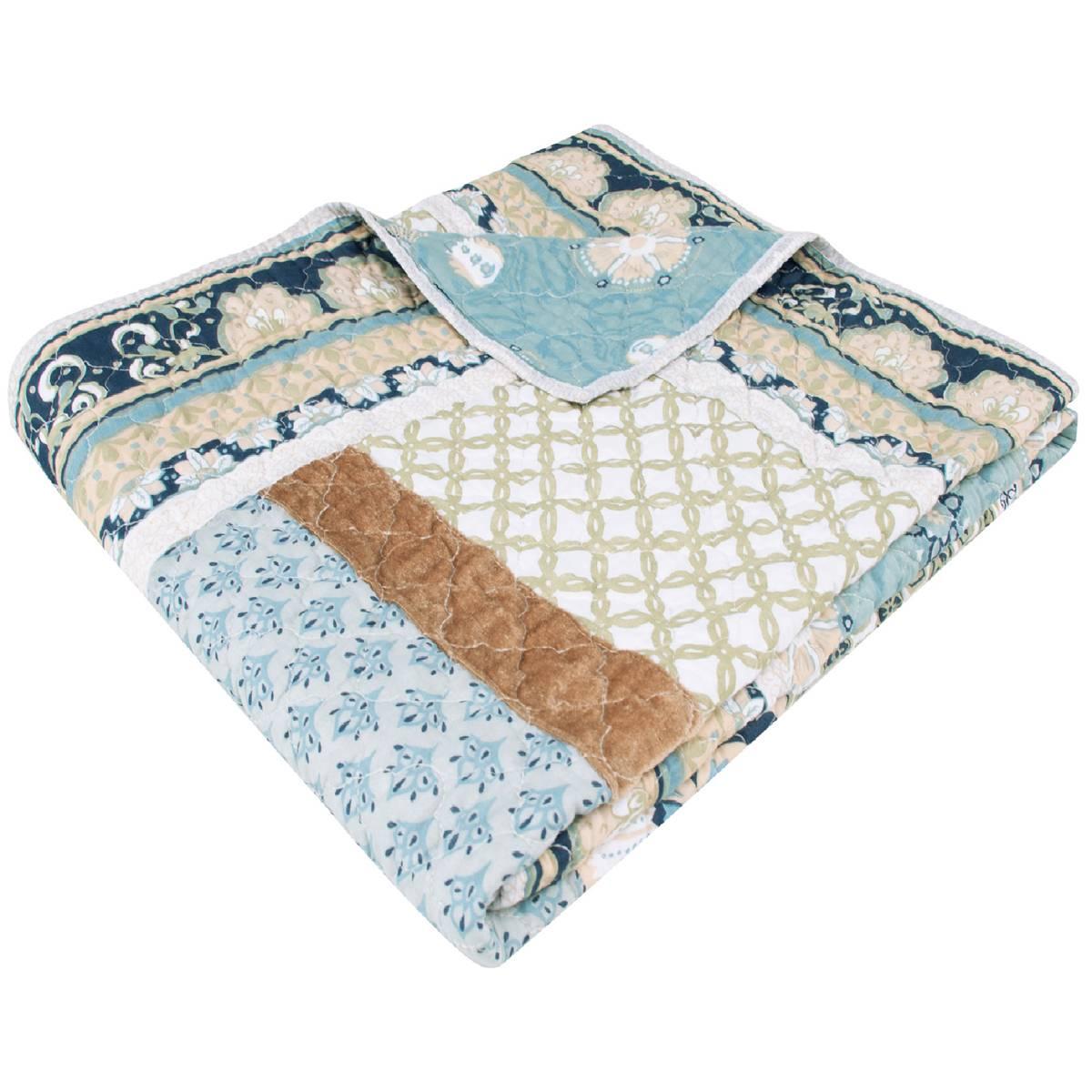Greenland Home Fashions™ Thalia Velvet Reversible Quilted Throw