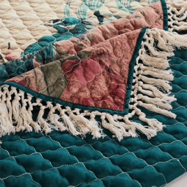 Greenland Home Fashions™ Eden Peacock Reversible Quilted Throw
