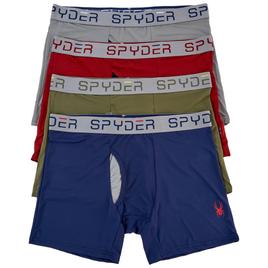 Mens Spyder 4pk. Performance Fly Front Boxer Briefs
