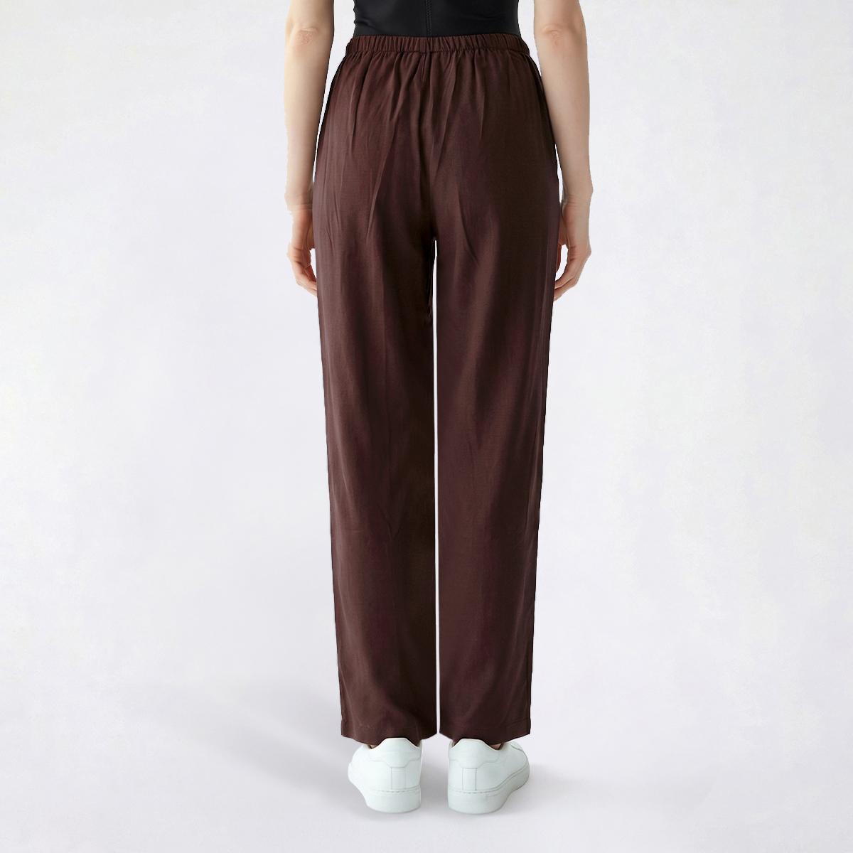 Juniors Hunter & Brown Linen Blend Wide Leg Tie Waist Pants