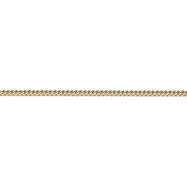 Mens Lynx Stainless Steel Gold-Tone Franco Chain Necklace