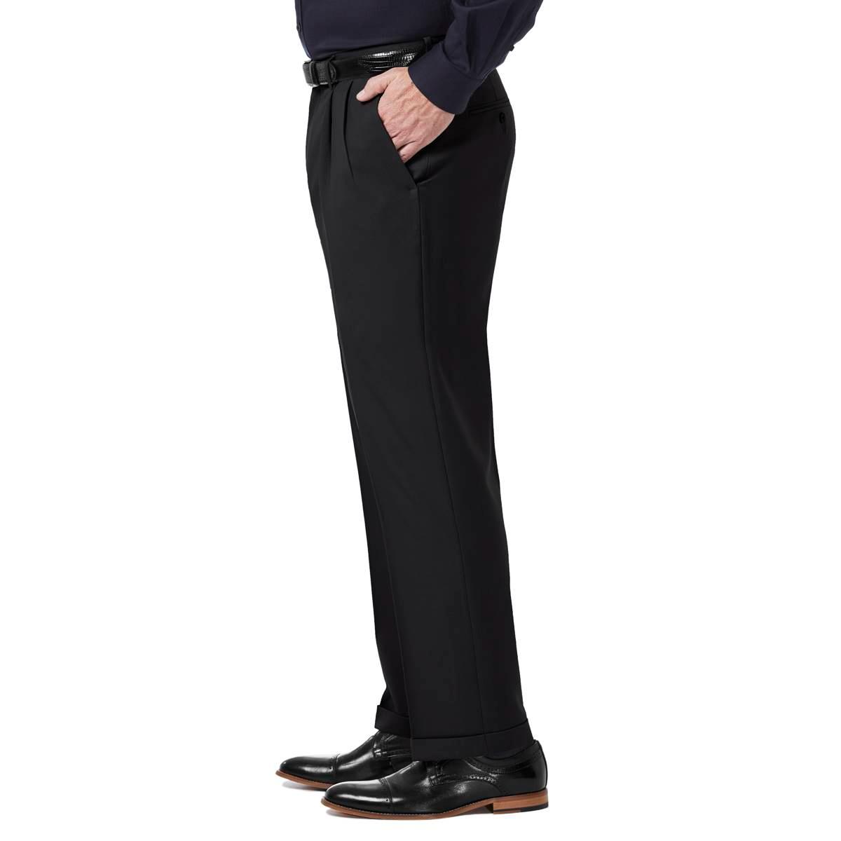 Mens Haggar® Premium Comfort Classic Fit Pleat Front Dress Pant