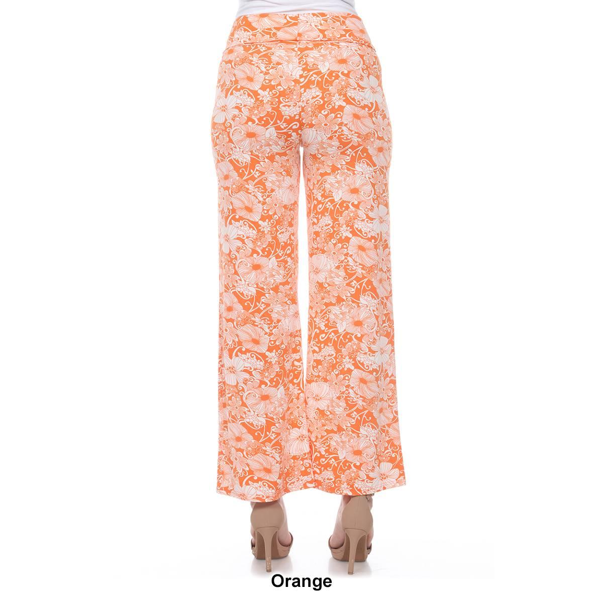 Womens White Mark Floral Paisley Palazzo Pants