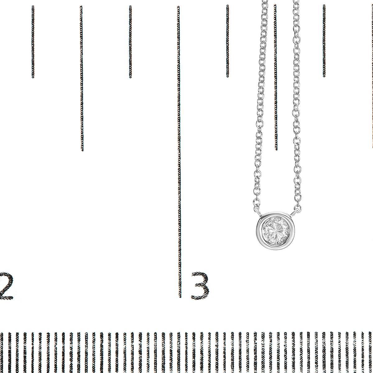 Haus of Brilliance 10kt. White Gold 1/2ctw. Diamond Round Pendant
