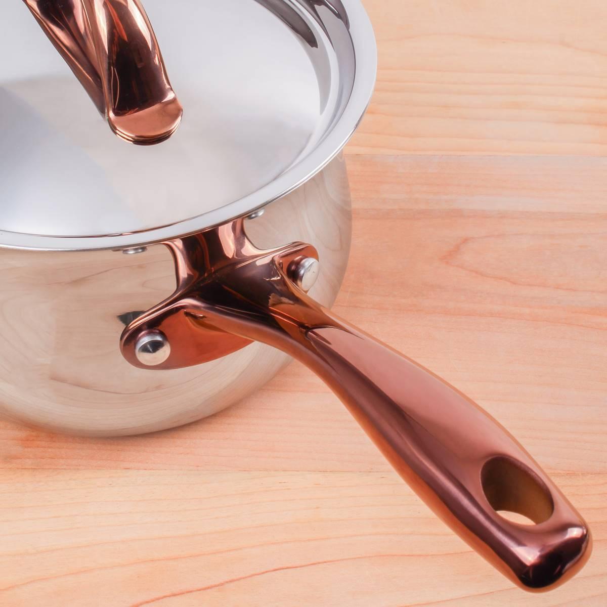 BergHOFF Ouro 18/10 Stainless Steel 6.25in. Saucepan w/ Lid
