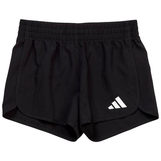 Girls (7-16) adidas® Pacer Shorts with Binding - Black