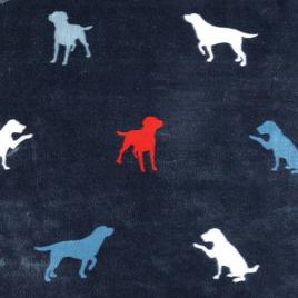 Eddie Bauer Buddy The Dog Plush-Fleece Throw