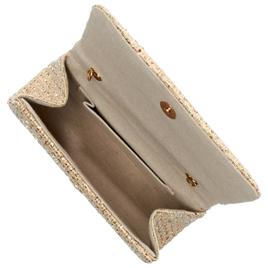 D''Margeaux Top Handle Glitter Evening Bag