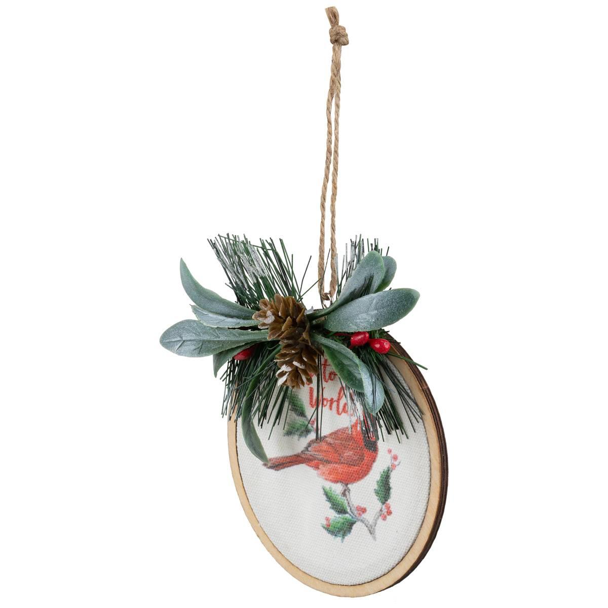 Northlight Seasonal 5.25in. Joy to the World Cardinal Ornament
