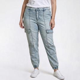 Juniors Plus Madden Girl Denim Cargo Joggers