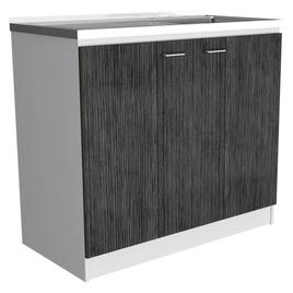 FM FURNITURE Oklahoma Two-Tone Utility Sink & Cabinet