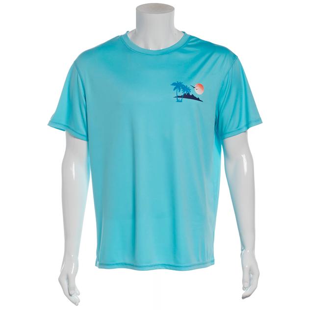 Young Mens SURFZONE® Short Sleeve Beach Rashguard