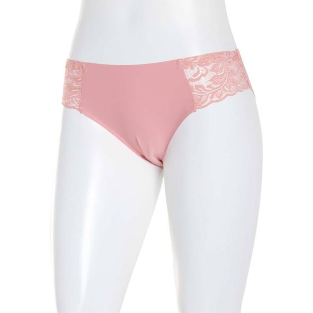 Womens Laura Ashley® Bonded Nylon Laser Bikini Panties LS9527BL