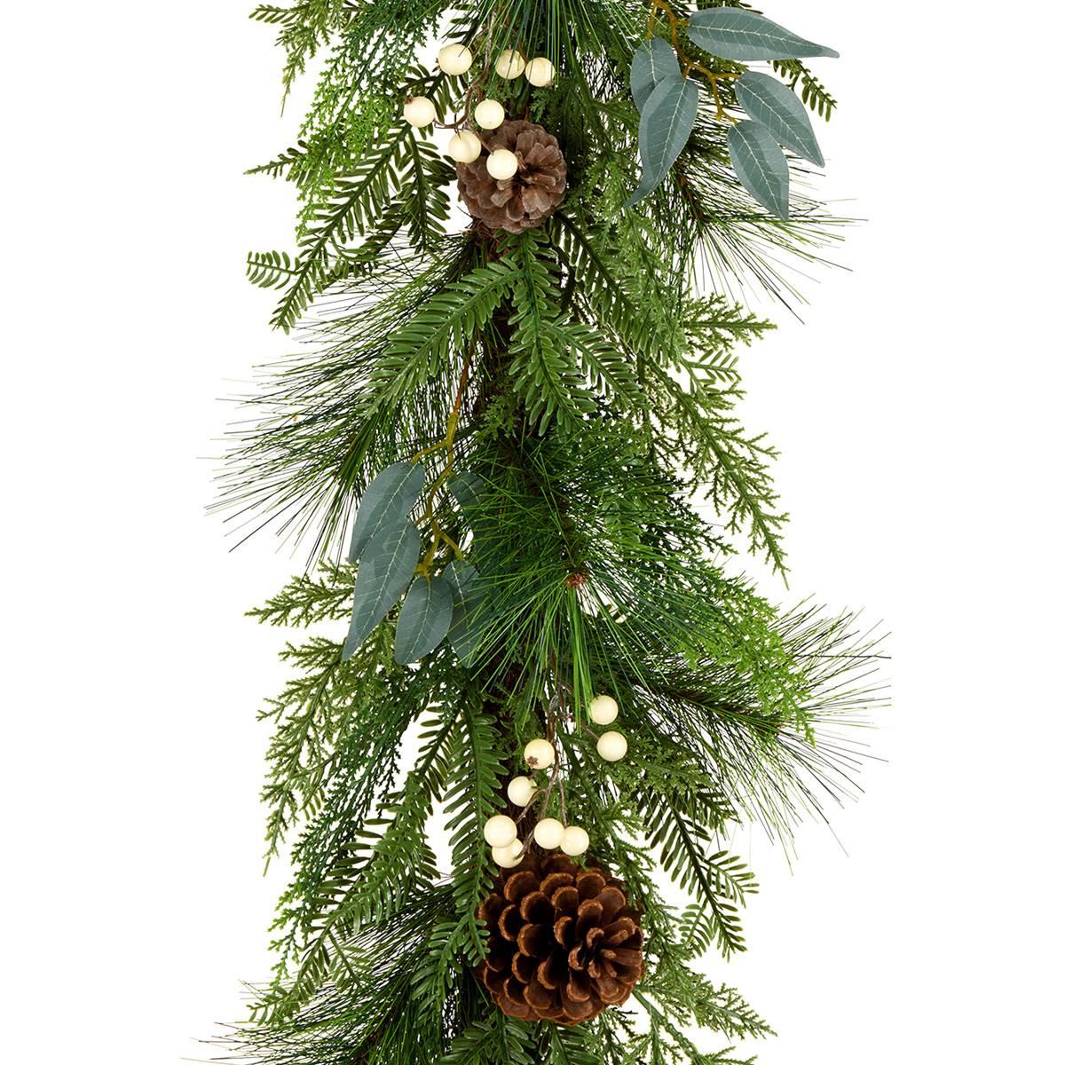 National Tree 6ft. Berries & Pinecones Artificial Garland