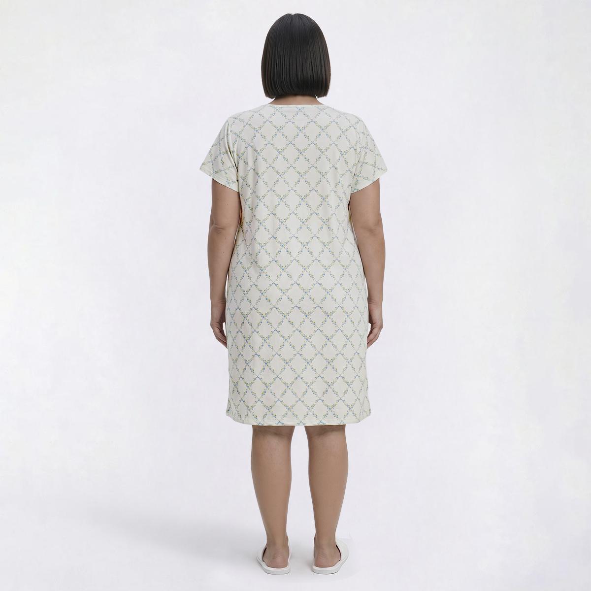 Plus Size Elizabeth & Nicole® Short Sleeve Wallpaper Waltz Gown