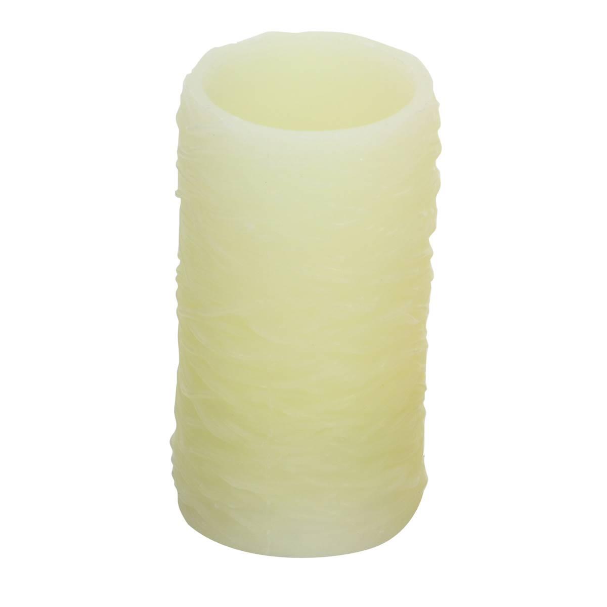 9th & Pike® Cylindrical Wax Cream Flameless LED Candle - Set Of 3