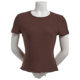 Juniors Derek Heart Short Sleeve Hourglass Double Layered Tee