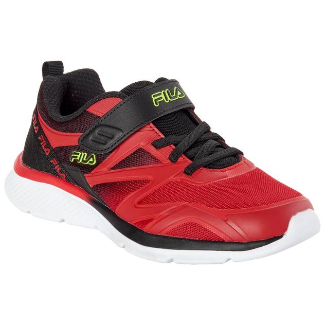 Boys Fila Galaxia 5 Strap Athletic Sneakers
