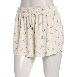 Juniors No Comment Dolphin Shorts w/ Pocket - Yellow