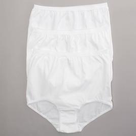 Womens Teri Picot Trim Brief Panties - M100