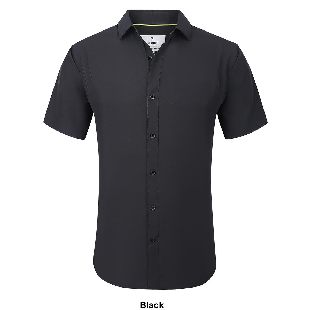 Mens Tom Baine Slim Fit Short Sleeve Dress Shirt