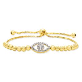 Accents by Gianni Argento Evil Eye Bead Adjustable Bracelet