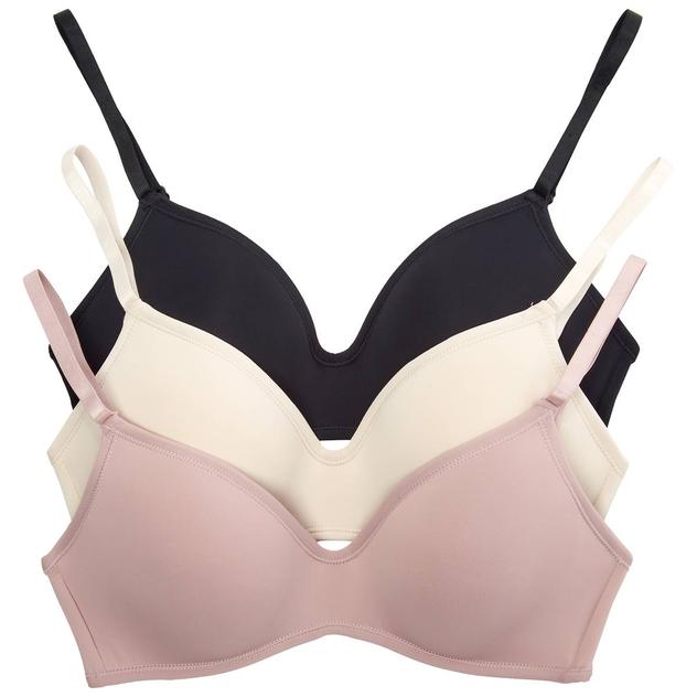 Womens René Rofé® 3pk. Comfort Wire-Free Bras B26009H3-DWB