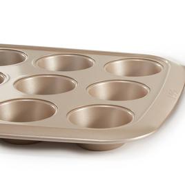BergHOFF Leo Balance Non-stick Carbon Steel 12-cup Cupcake Pan