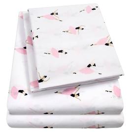 Sweet Home Collection Kids Fun & Colorful Ballerina Sheet Set