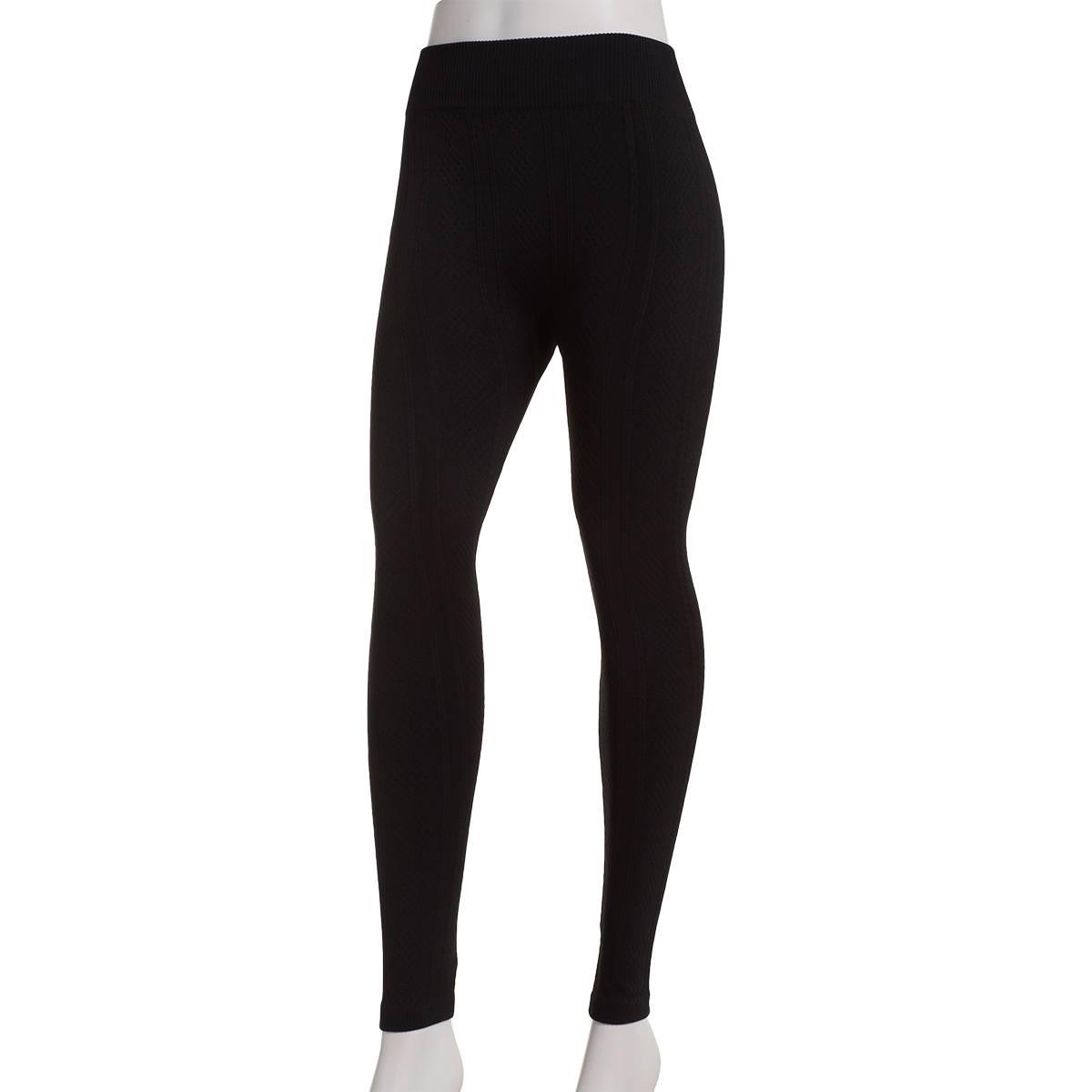 Petite Runway Ready Full Length Diamond Jacquard Leggings