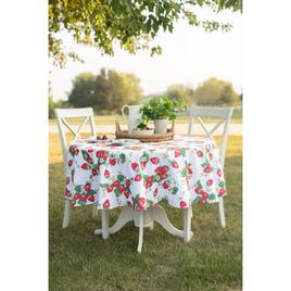 Sweet Strawberries Textured Tablecloth