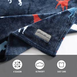 Eddie Bauer Buddy The Dog Plush-Fleece Throw