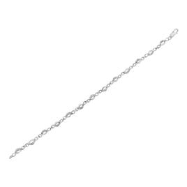 Haus of Brilliance Diamond Accent Curved Spiral Link Bracelet