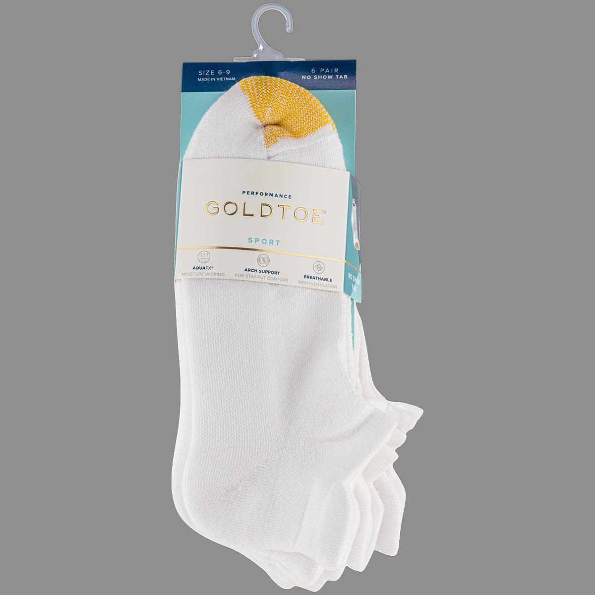 Womens Gold Toe(R) 6pk. Honeycomb Tab Socks