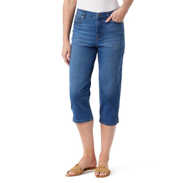 Womens Gloria Vanderbilt Amanda 21in. Capri Pants with Side Slits