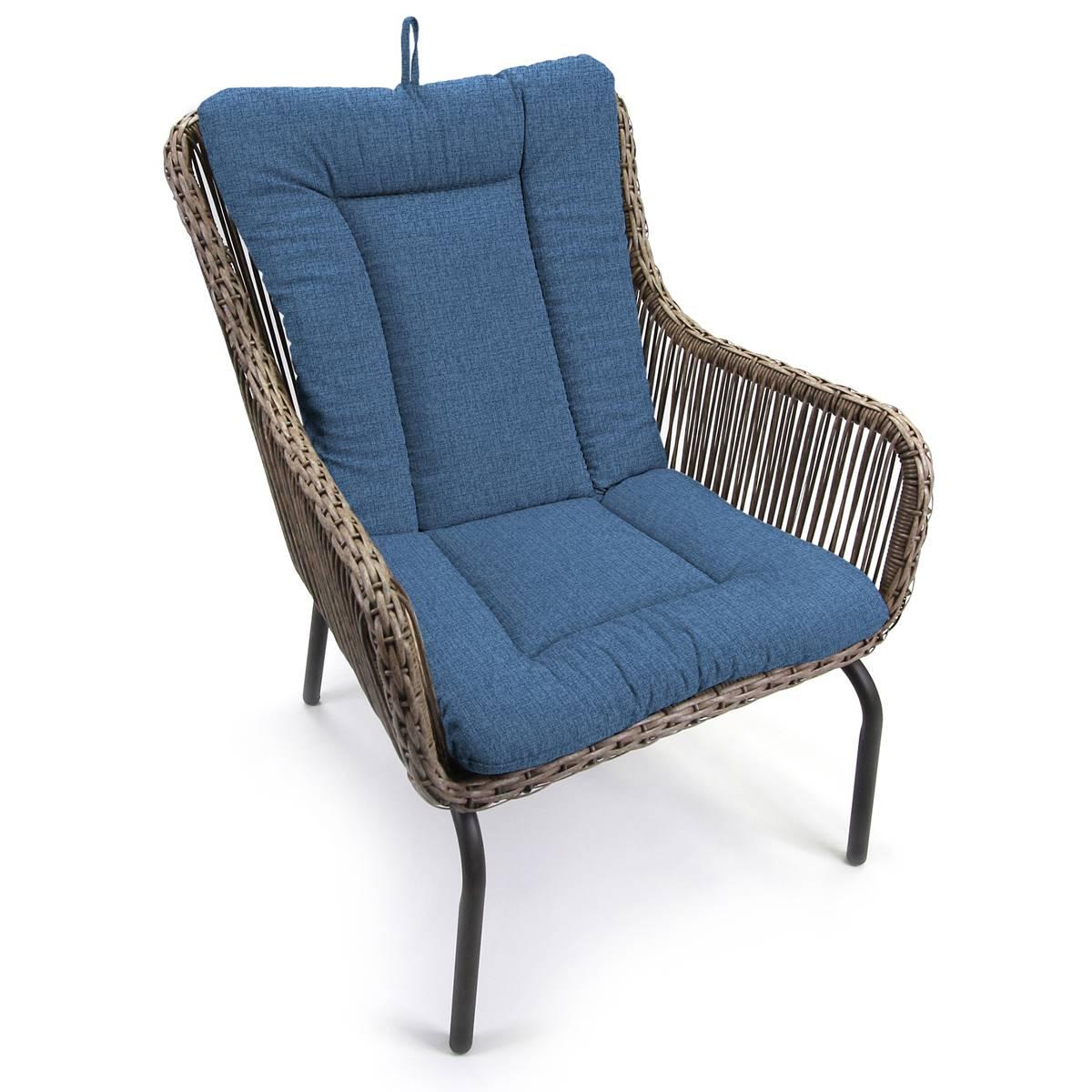 Jordan Manufacturing McHusk Solid High Back Chair Cushion
